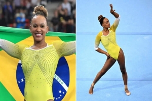 Rebeca Andrade conquista prata na ginástica artística individual em Paris