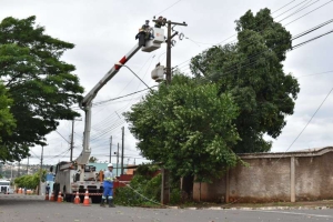 Temporal deixou 13 mil domicílios sem luz em Londrina