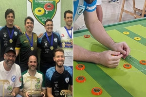 Londrina conquista cinco pódios no Sul-Brasileiro de futebol de mesa