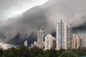 Ciclone e frente fria colocam Londrina em alerta no fim de semana