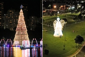 Londrina tem mais de 20 pontos de iluminação de Natal; confira os locais