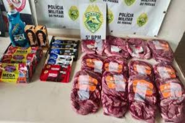 Mulher é presa por furtar carne e chocolate em mercado na Zona Leste de Londrina