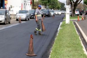 Recape asfáltico da Duque de Caxias inicia novo trecho; veja local