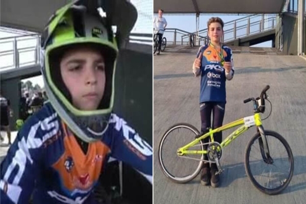 Londrinense de 11 anos se torna vice-campeão brasileiro de BMX Racing