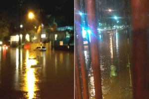 Chuva forte deixa estragos e causa alagamentos em Londrina