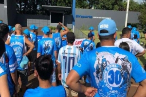 Protesto em frente ao CT do Londrina EC tem críticas e ameaças ao time