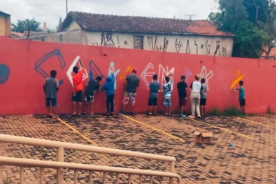 CRAS da região Sul B realiza oficinas de bordado livre e grafite